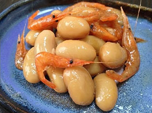 琵琶湖の郷土料理　えび豆
